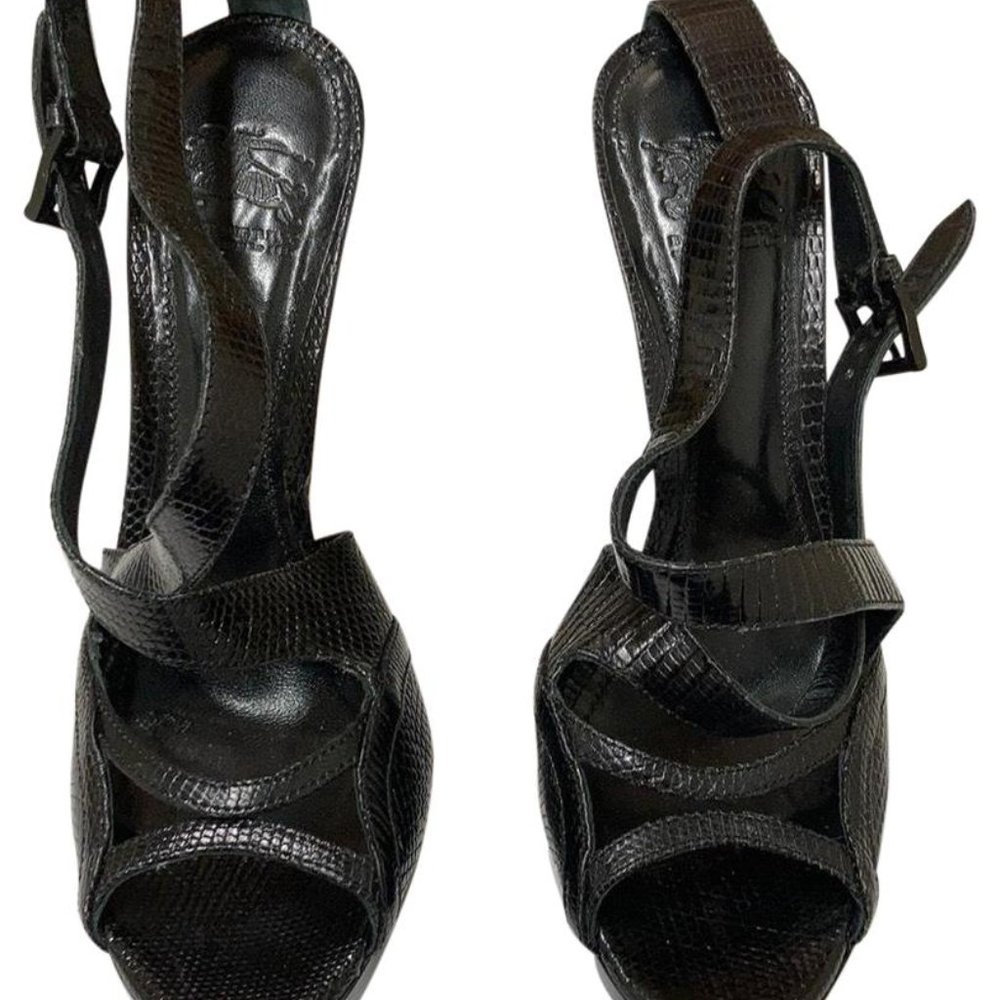 Burberry Python🔥5" Platform Heels - Picture 2 of 16